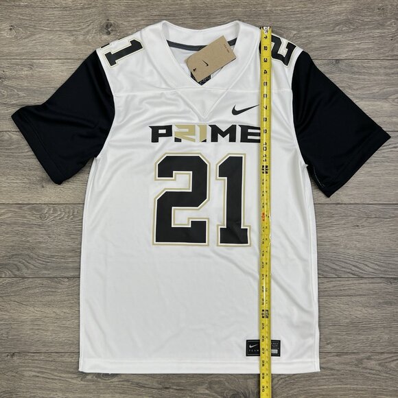 Nike Prime Sadeur Sanders Jersey Sz Small Mens White Prime 2.0 #21 Football - Picture 3 of 10